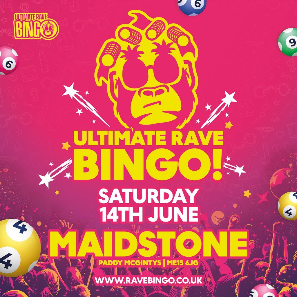 Ultimate Rave Bingo \/\/ Maidstone \/\/ Saturday 14th June