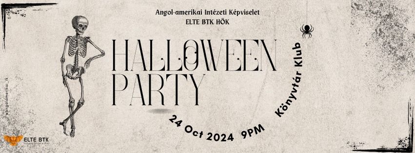 ELTE BTK HALLOWEEN 2024 - TELTH\u00c1Z\/SOLDOUT