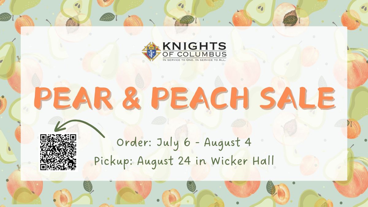 Pear & Peach Sale