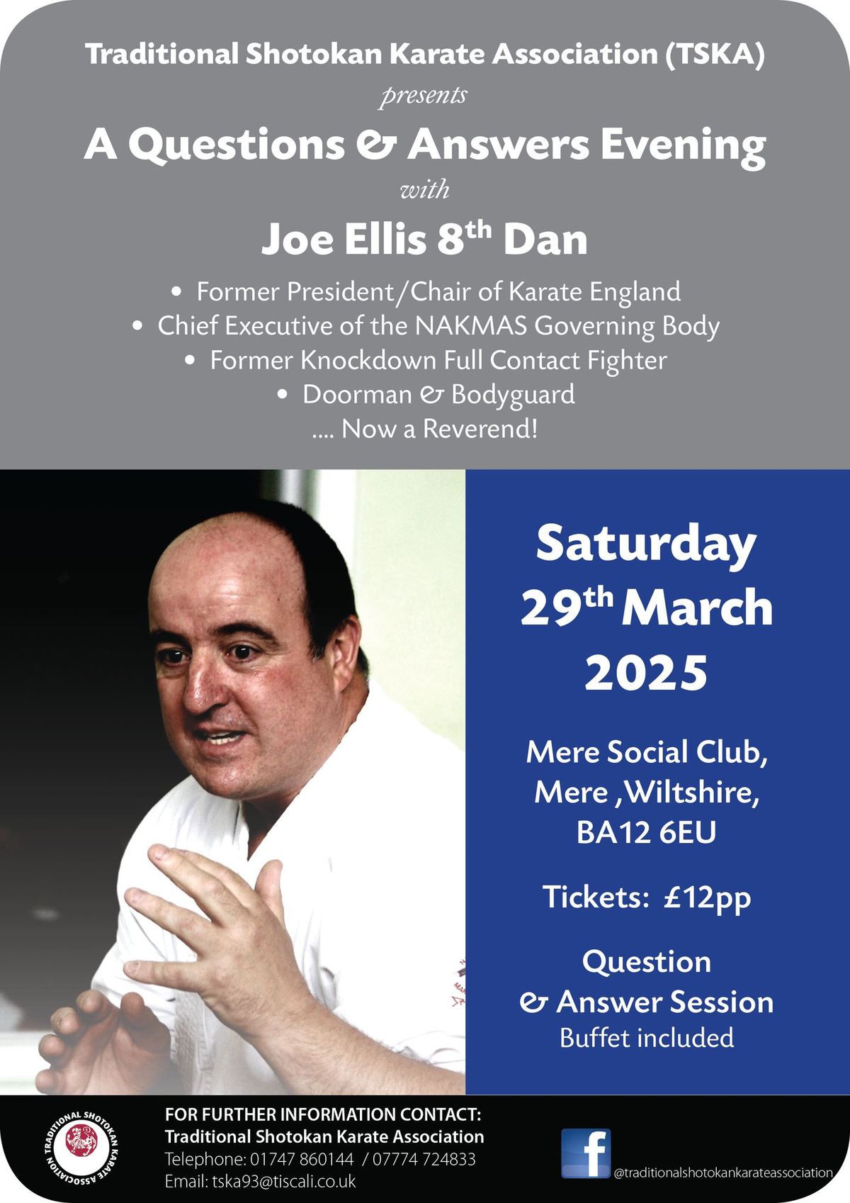 An evening with Joe Ellis