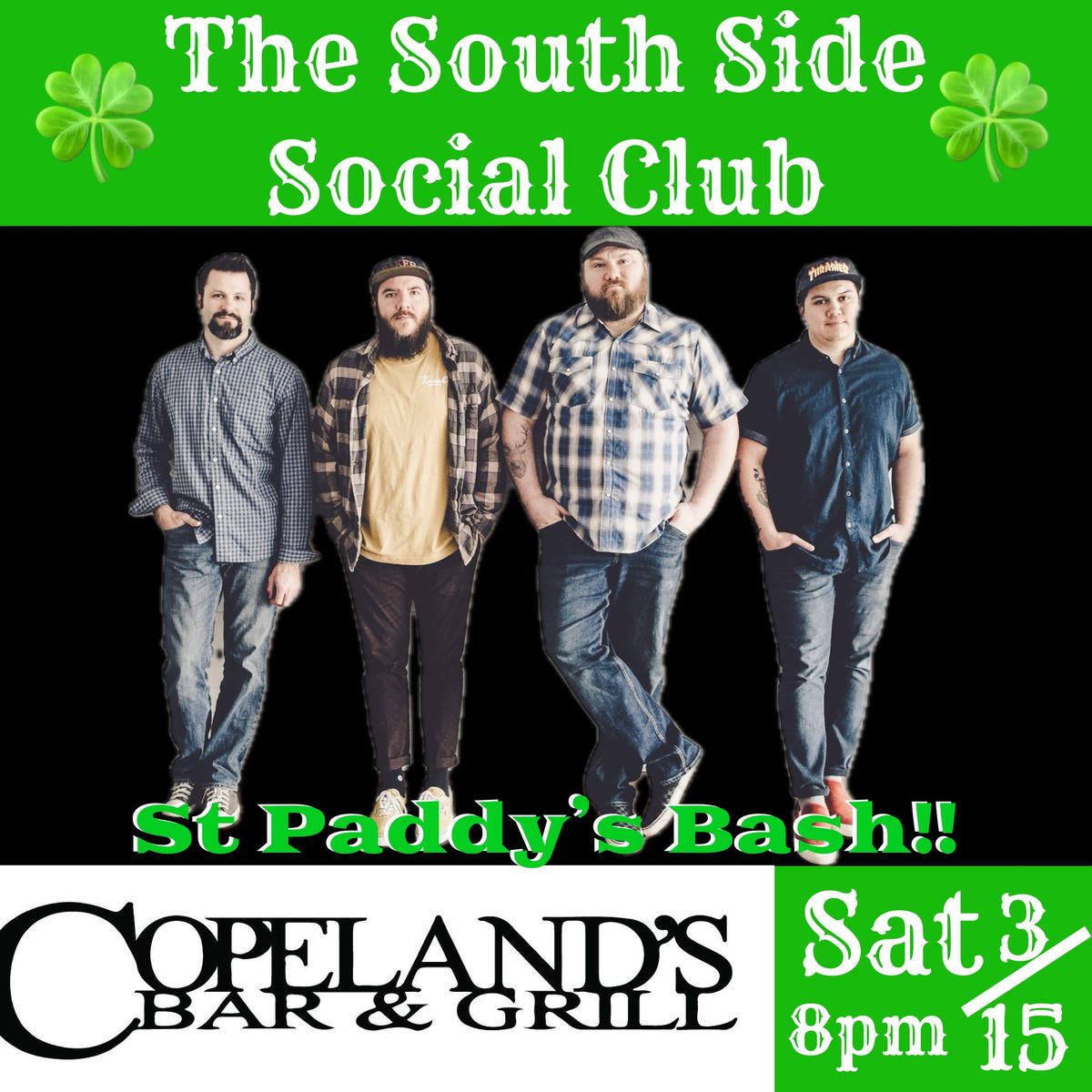 St Paddy\u2019s Bash @ Copeland\u2019s w\/The SSSC!