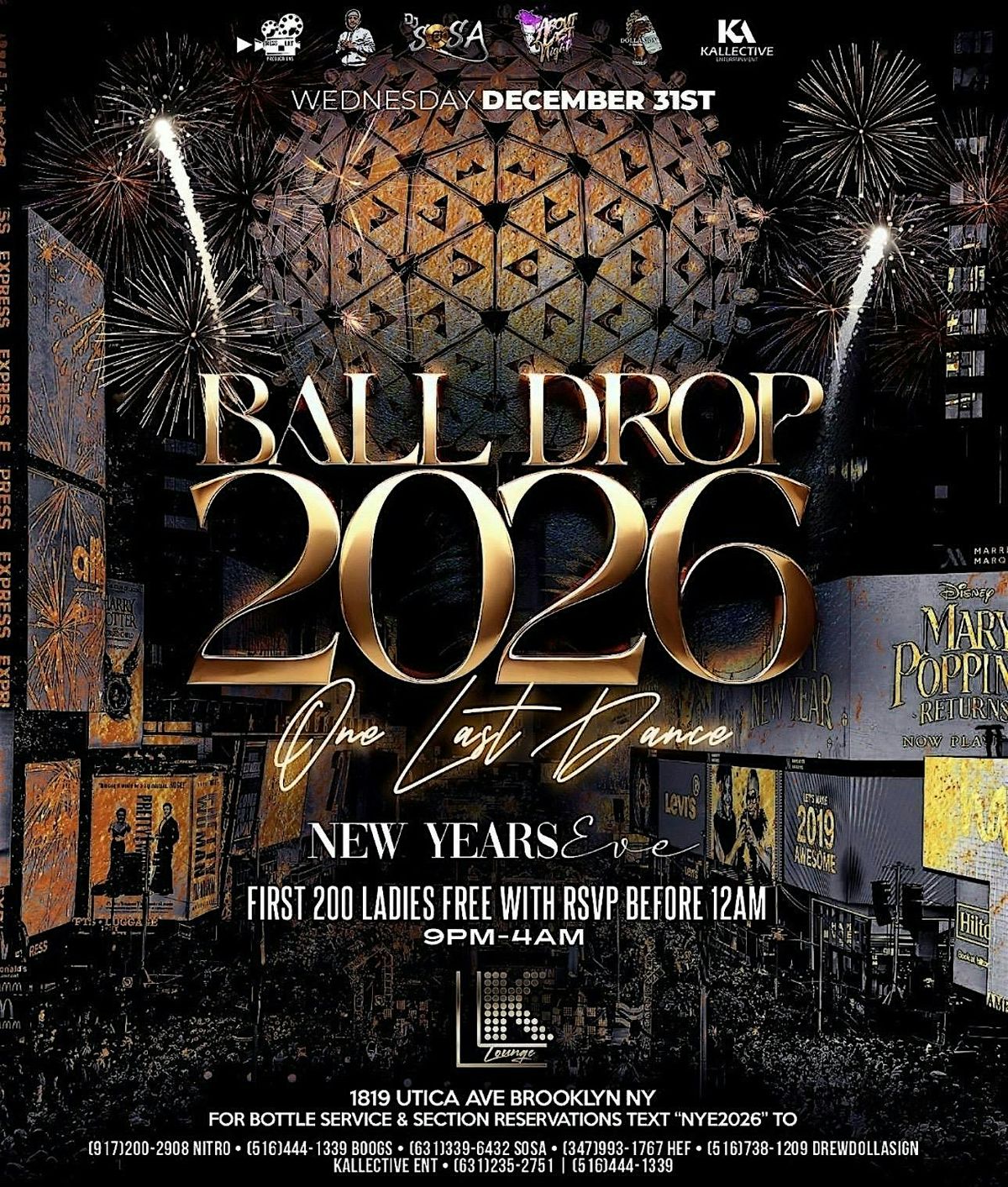 Ball Drop 2026 One Last Dance