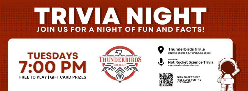 Thunderbirds Grille Trivia Night