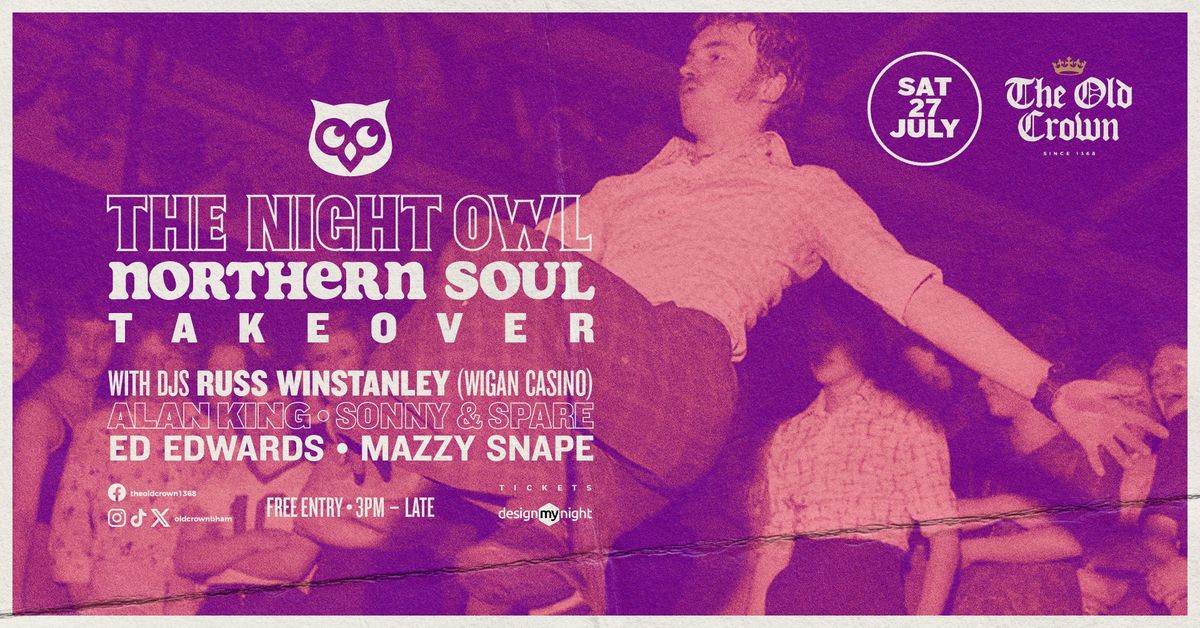 The Night Owl Northern Soul Takeover at The Old Crown with Russ Winstanley