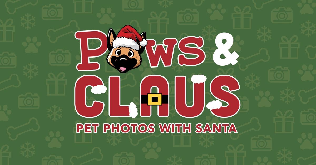 Paws & Claus Pet Photos with Santa