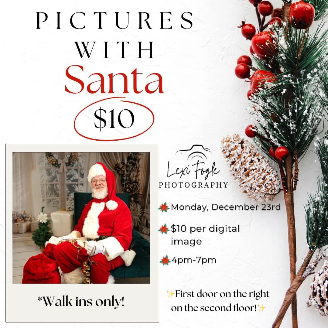 Photos with Santa! 