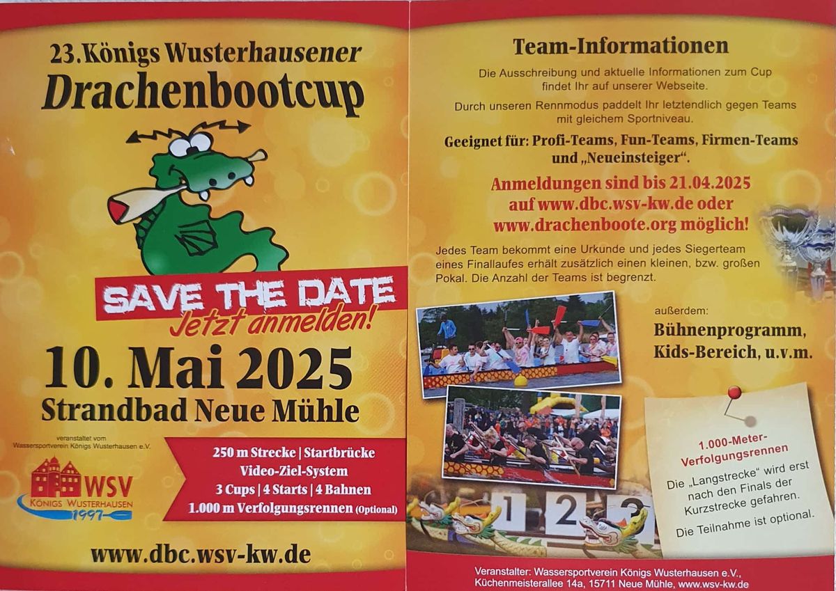 Drachenbootcup Neue M\u00fchle 