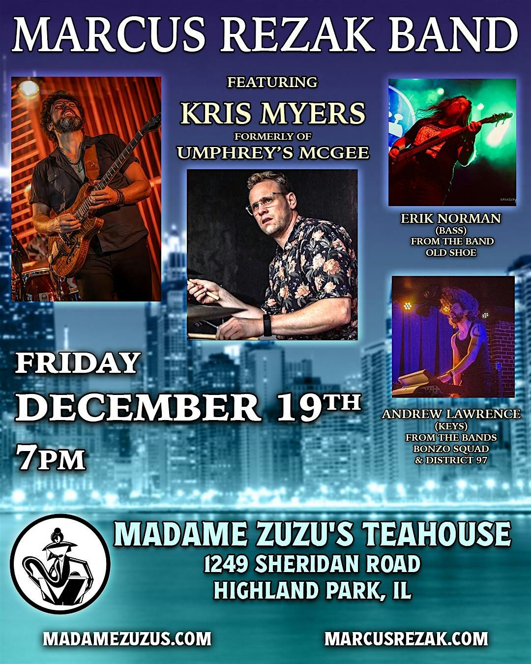 Marcus Rezak Band at Madame ZuZu's