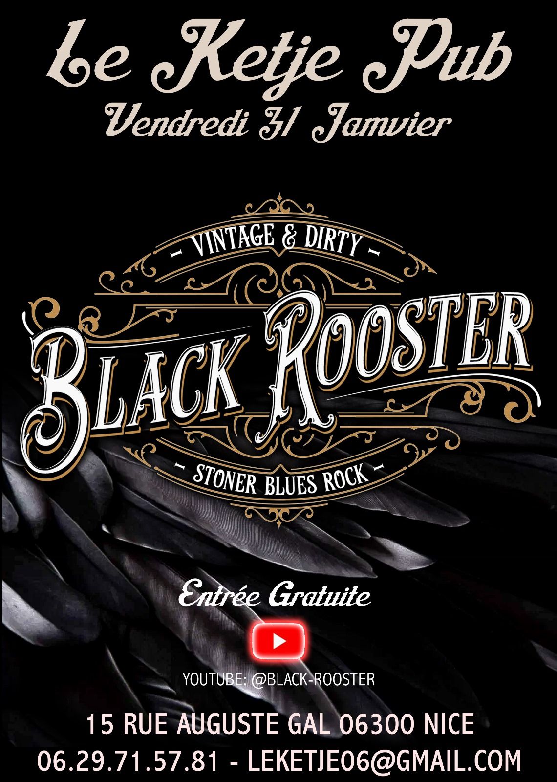 Black Rooster