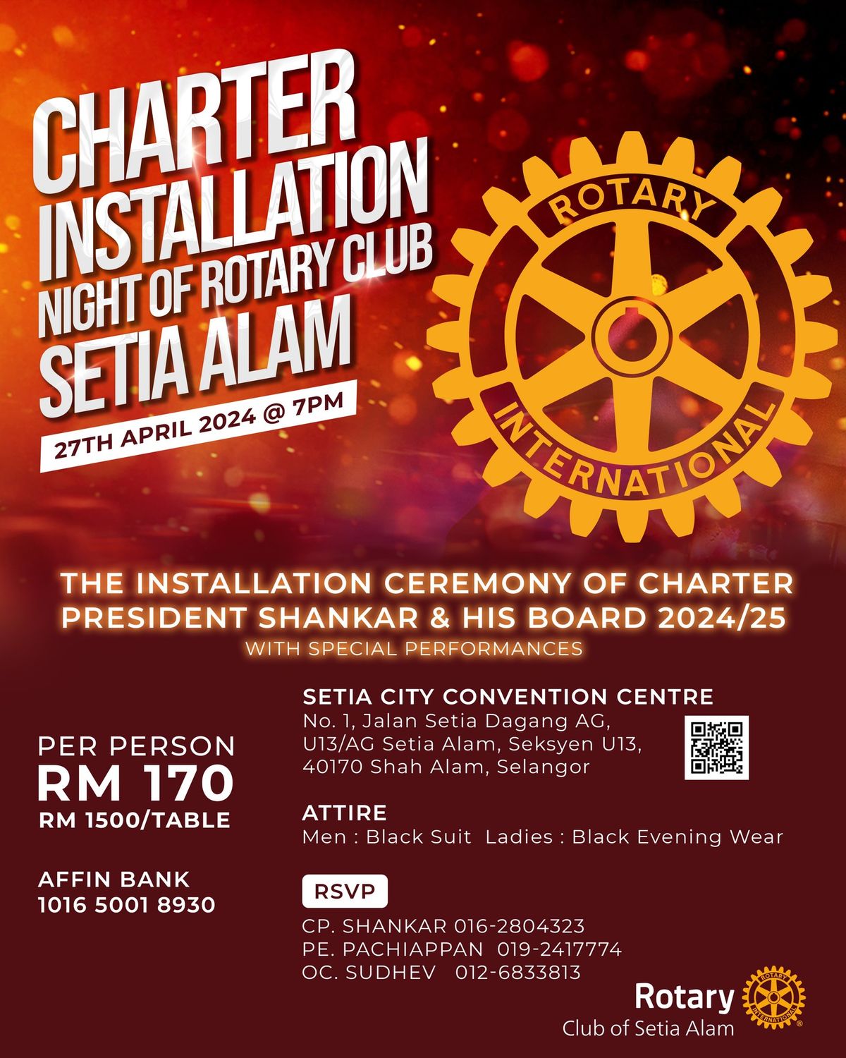 Charter Night Rotary Club of Setia Alam