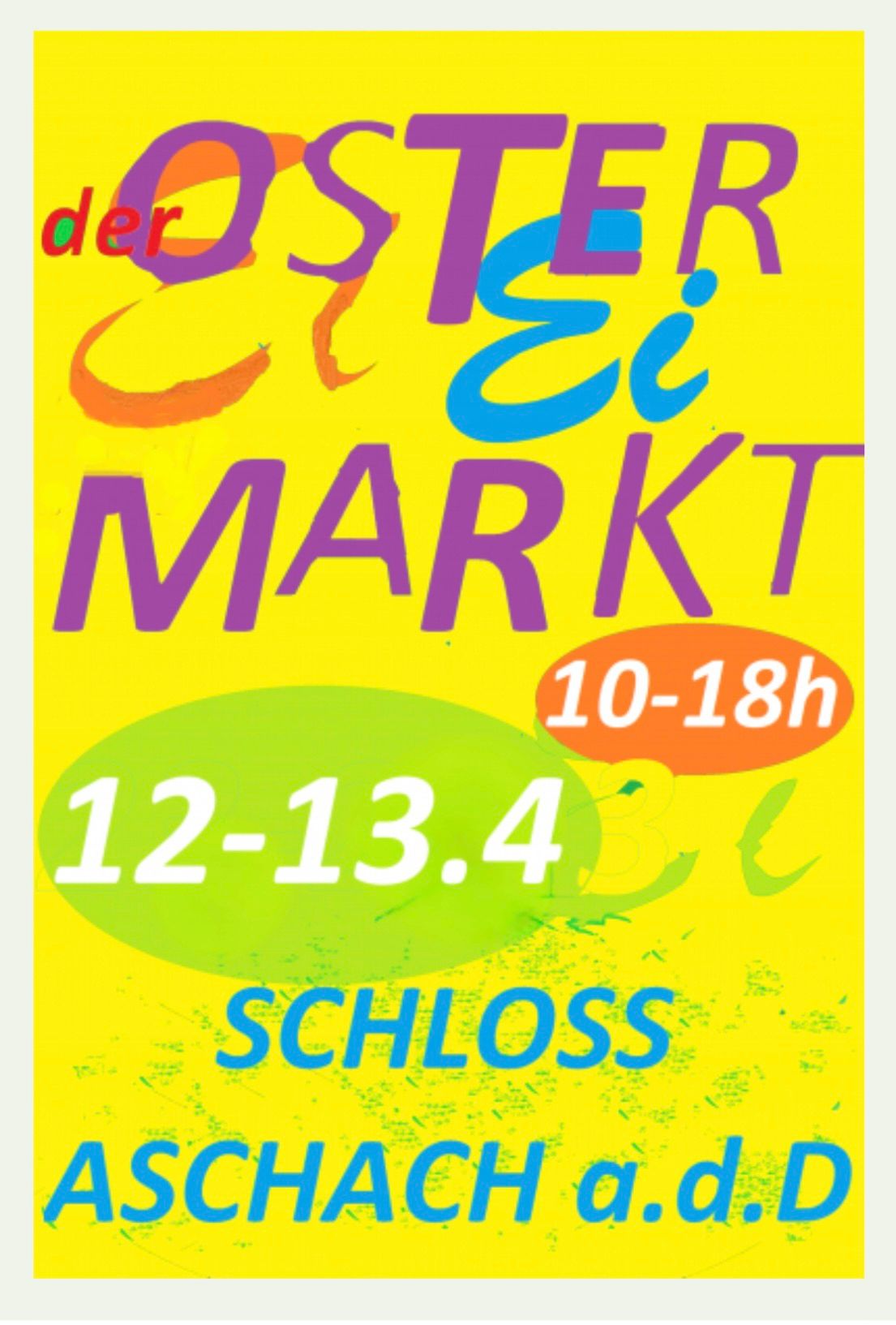 Oster-Ei Markt Schloss Aschach\/Donau