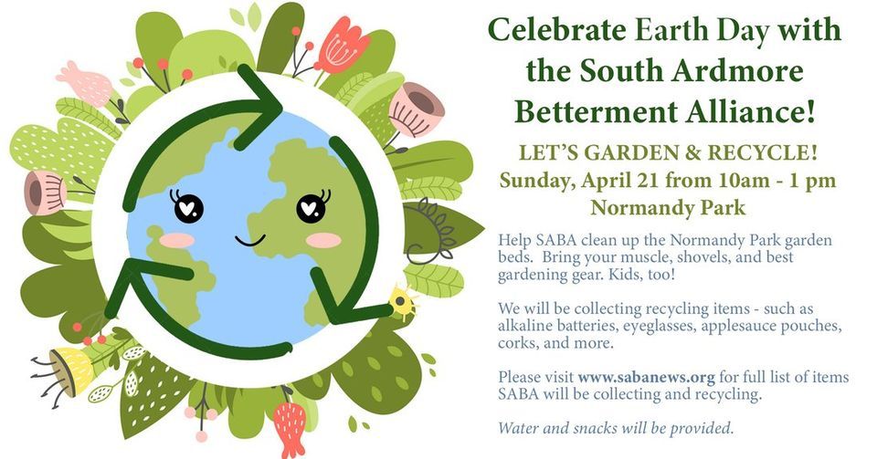 Earth Day Gardening & Recycling at Normandy Park