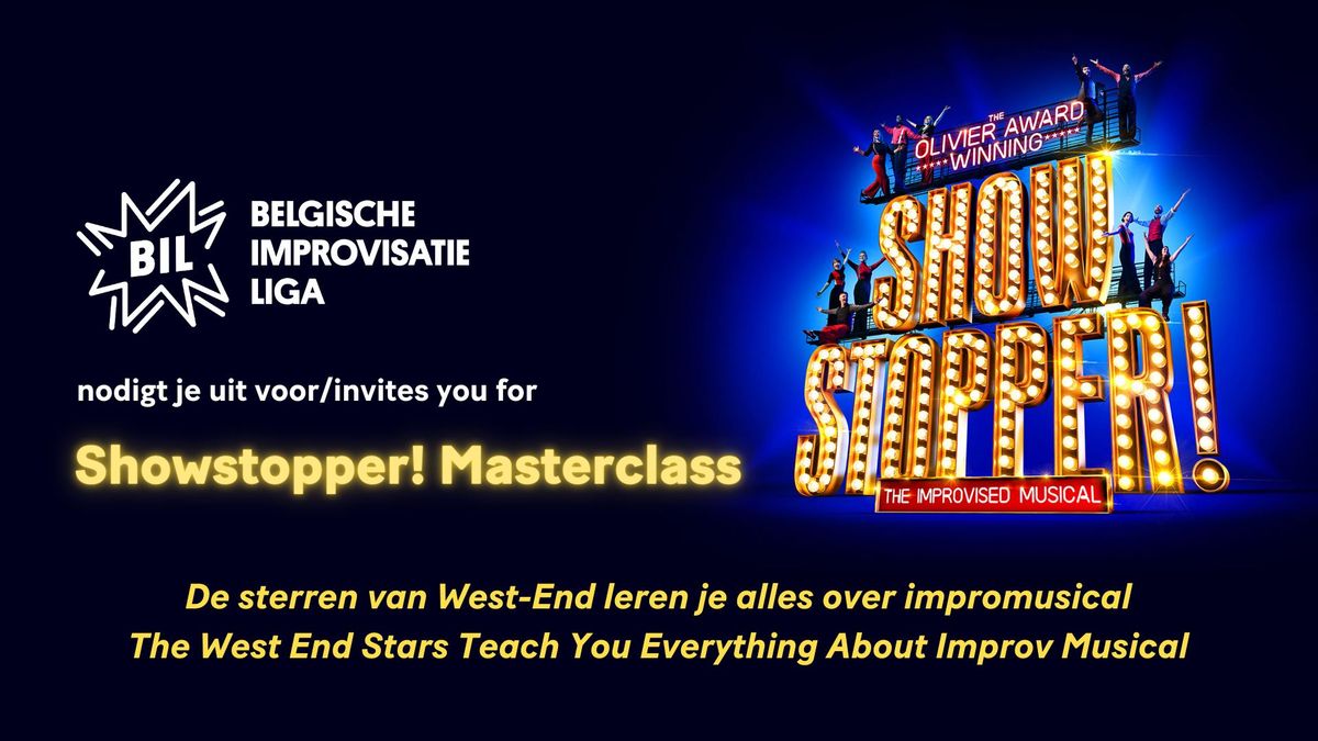 Showstopper! Masterclass: de sterren van West-End leren je alles van impromusical