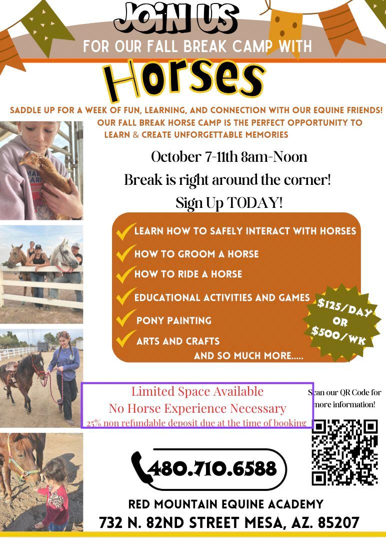 Fall Break Horse Camp