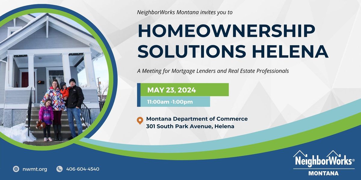 Helena Homeownership Solutions Lunch & Learn
