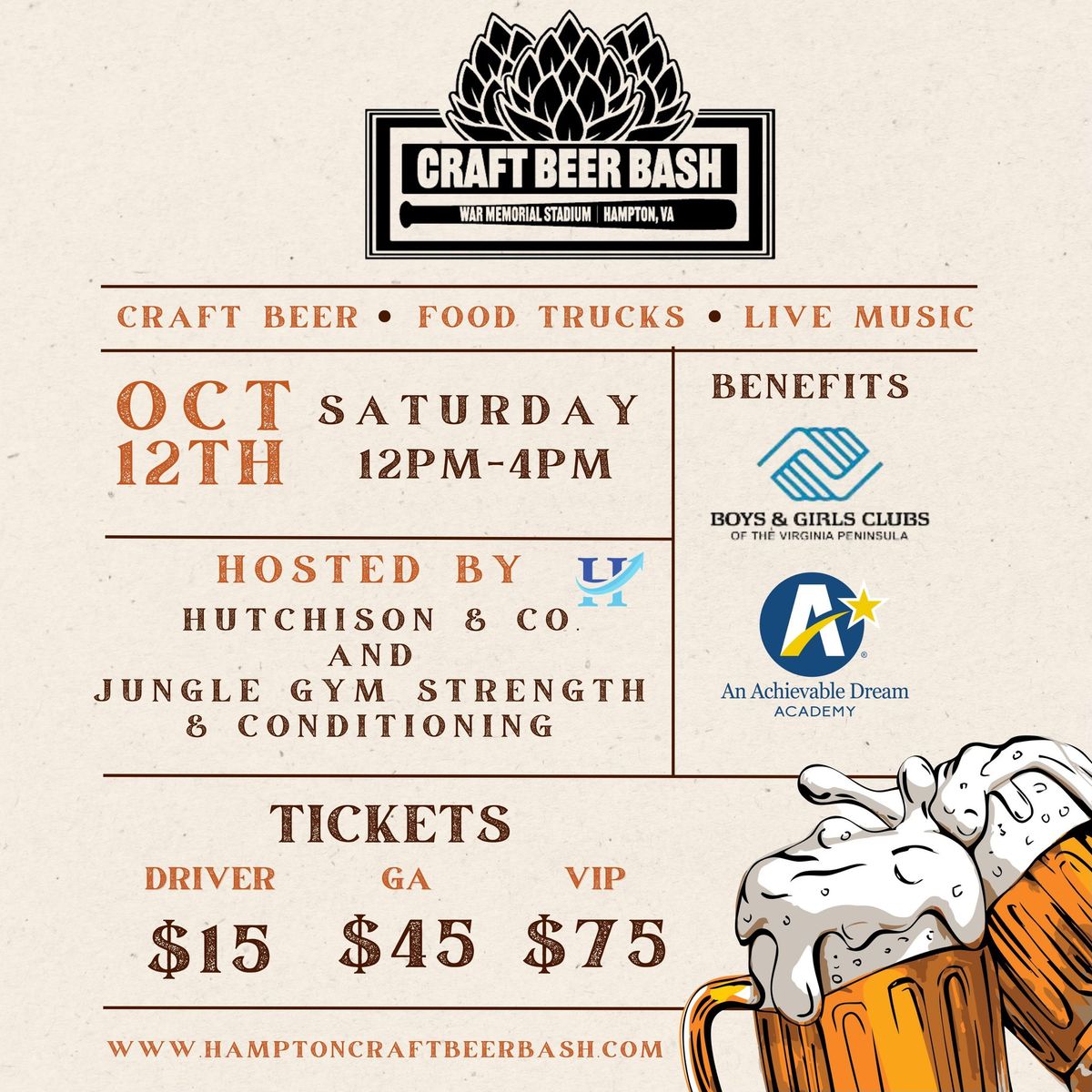 Craft Beer Bash at War Memorial Stadium