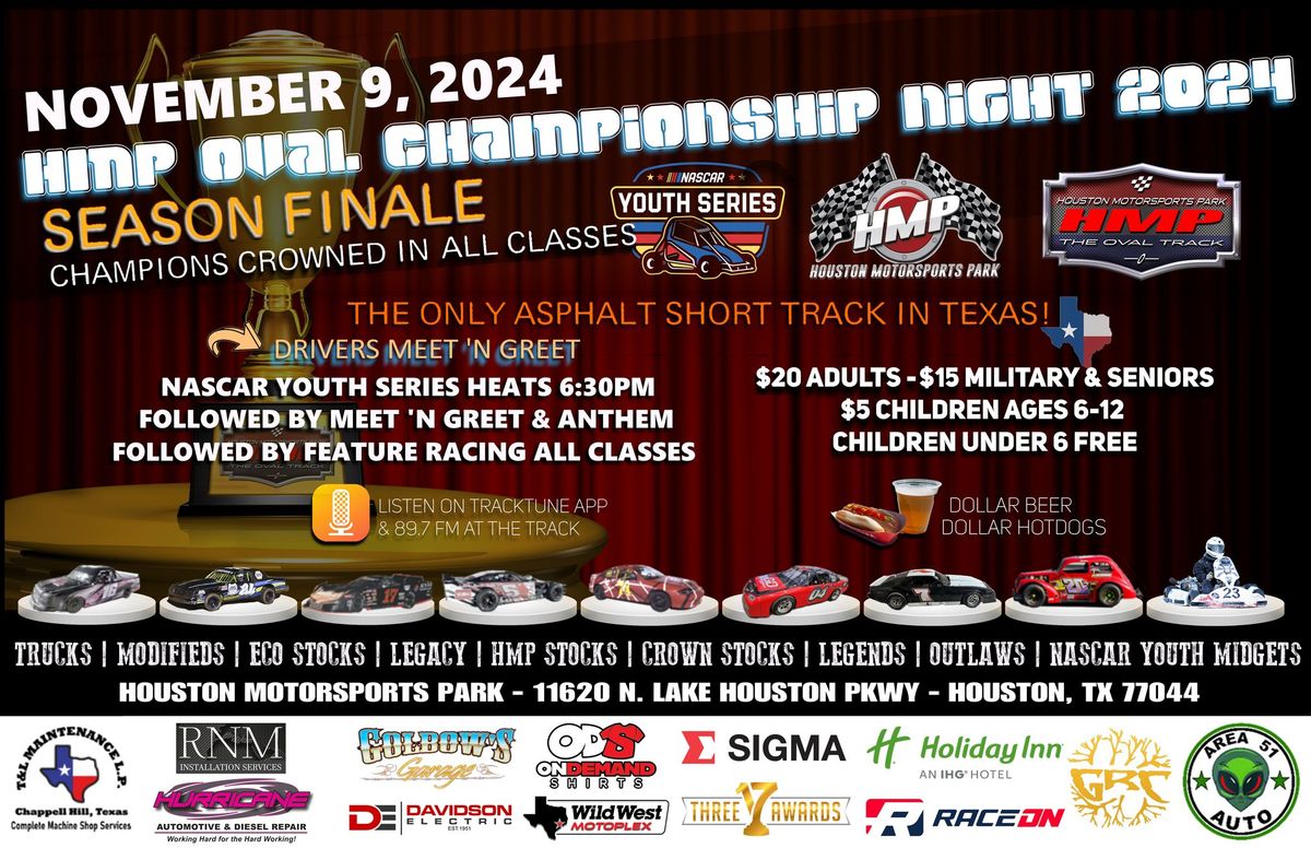 HMP Oval Championship Night 2024