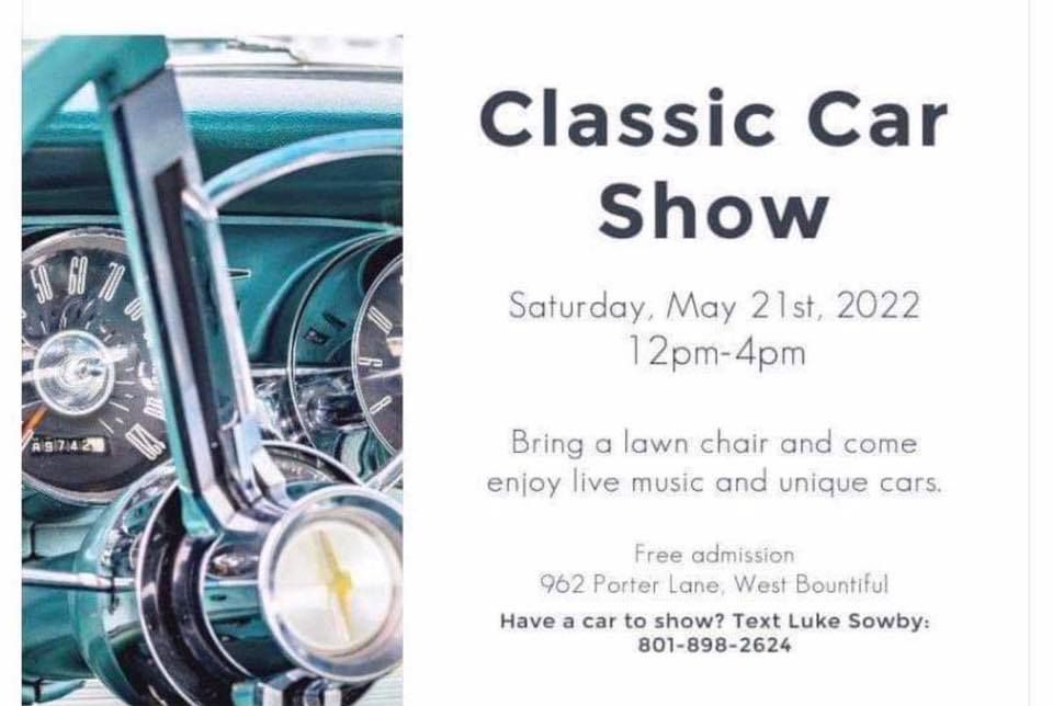 Classic Car Show, 962 Porter Ln, West Bountiful, UT 84087, United
