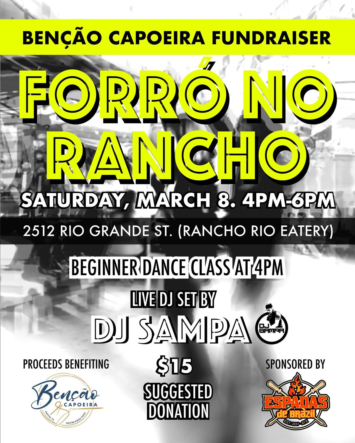 Forr\u00f3 no Rancho - Ben\u00e7\u00e3o Capoeira Fundraiser