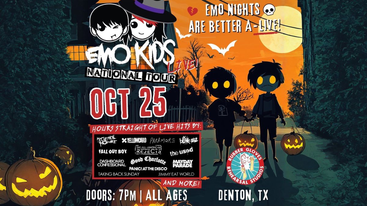 EMO KIDS - Live Emo & Pop Punk Dance Party - Denton, TX