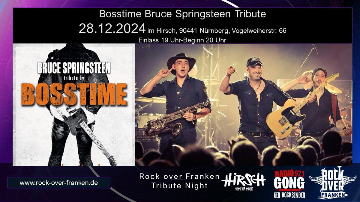 Bosstime Worldbest Bruce Springsteen Cover Band im Hirsch