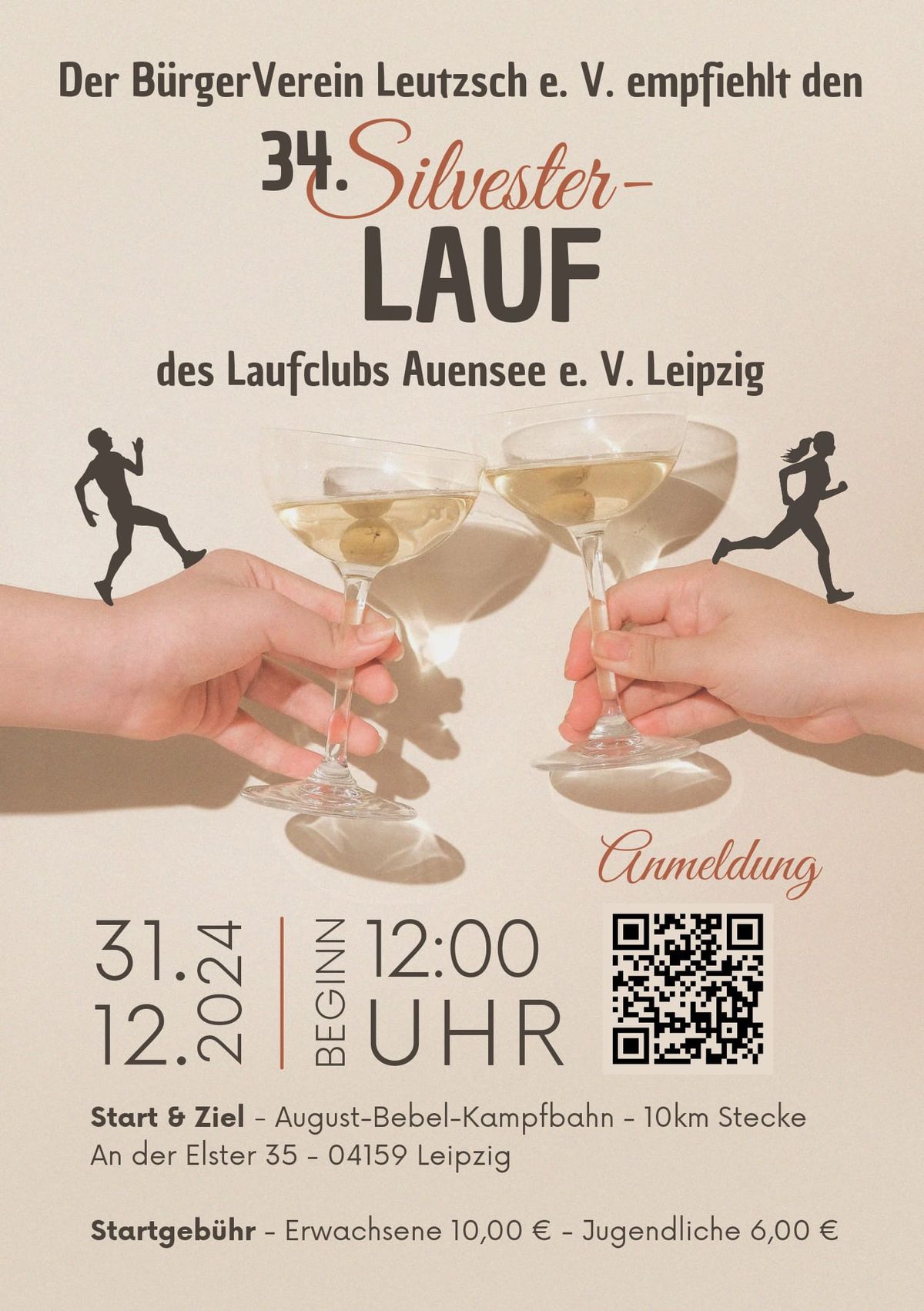 Silvesterlauf beim LC Auensee \ud83d\udcaa