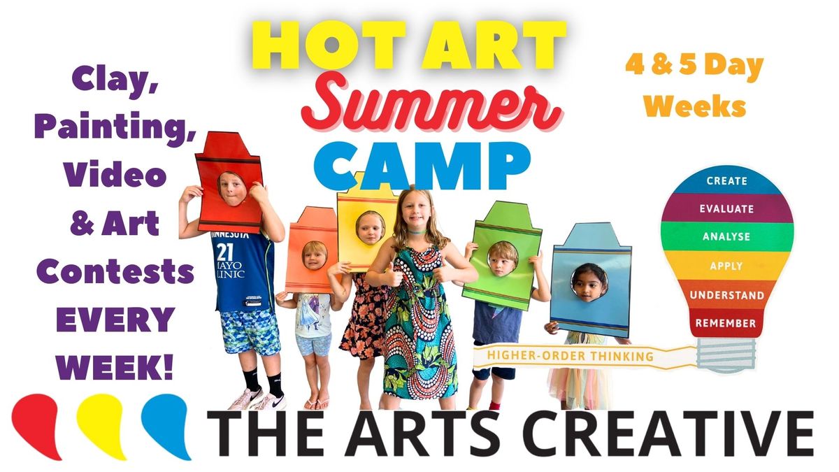 HOT ART Summer Camp! July 29th-August 1st