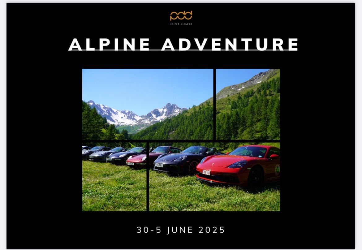 PDDUK Alpine adventure with Porsche Museum. 