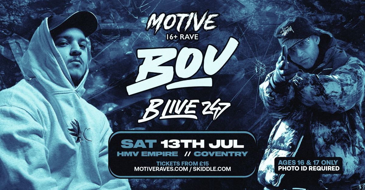 BOU & B LIVE (16 & 17 YR OLDS ONLY)