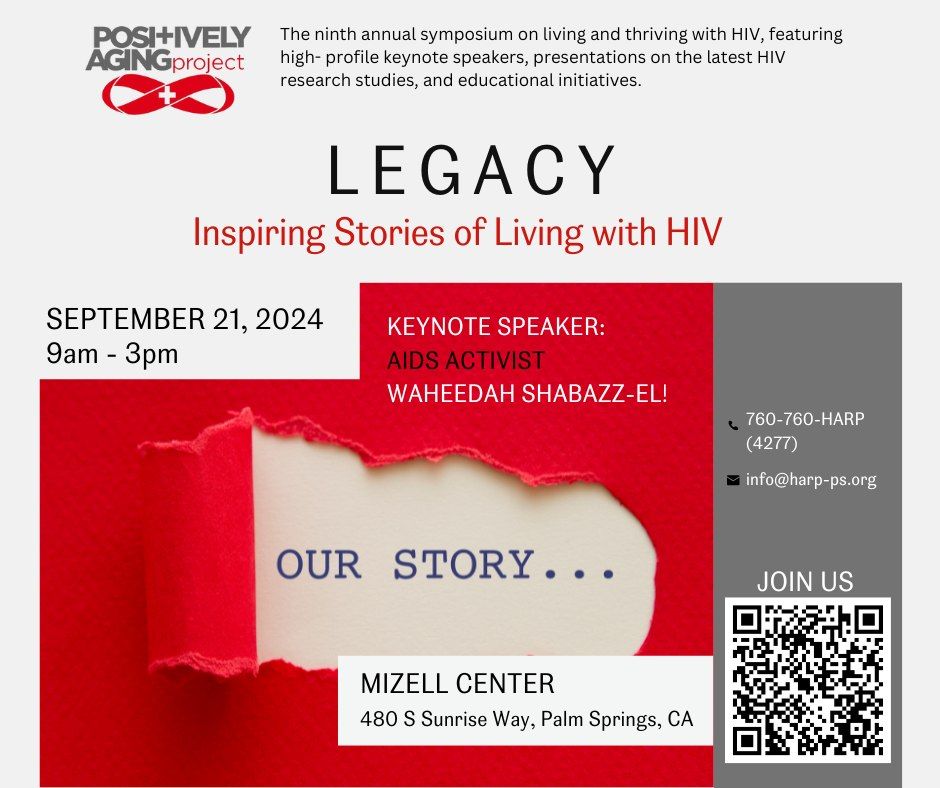 LEGACY \u2014 Inspiring Stories of Living with HIV 