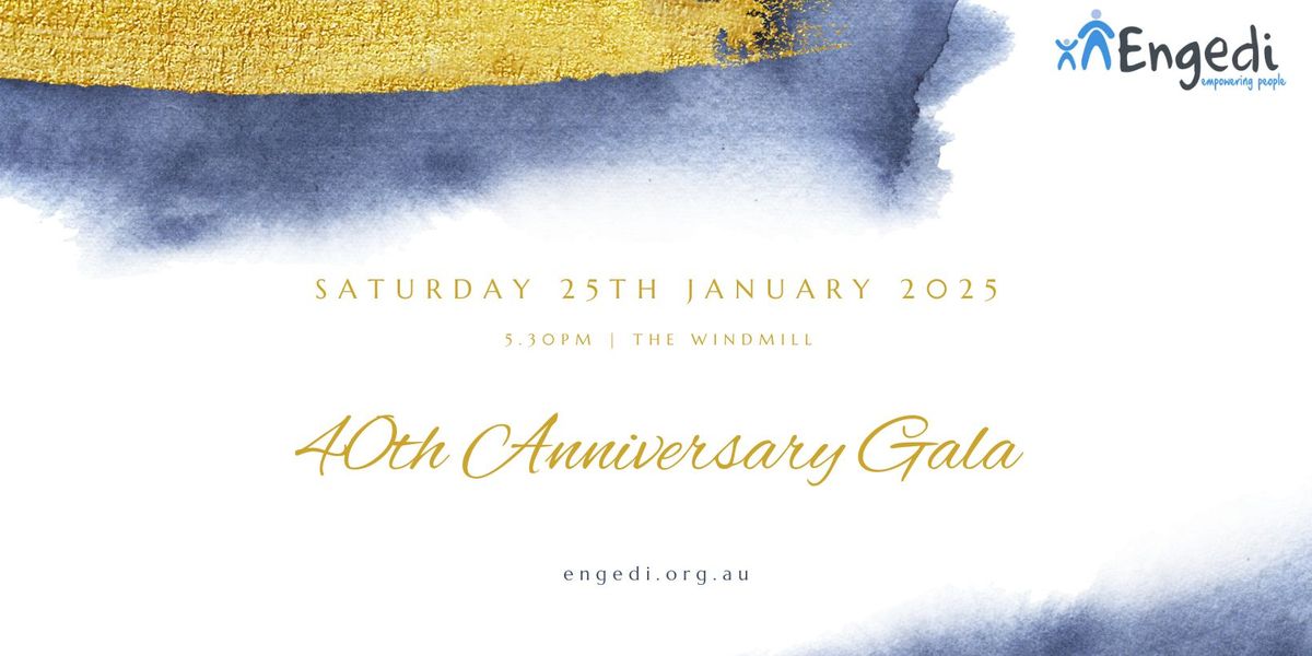 Engedi's 40th Anniversary Gala