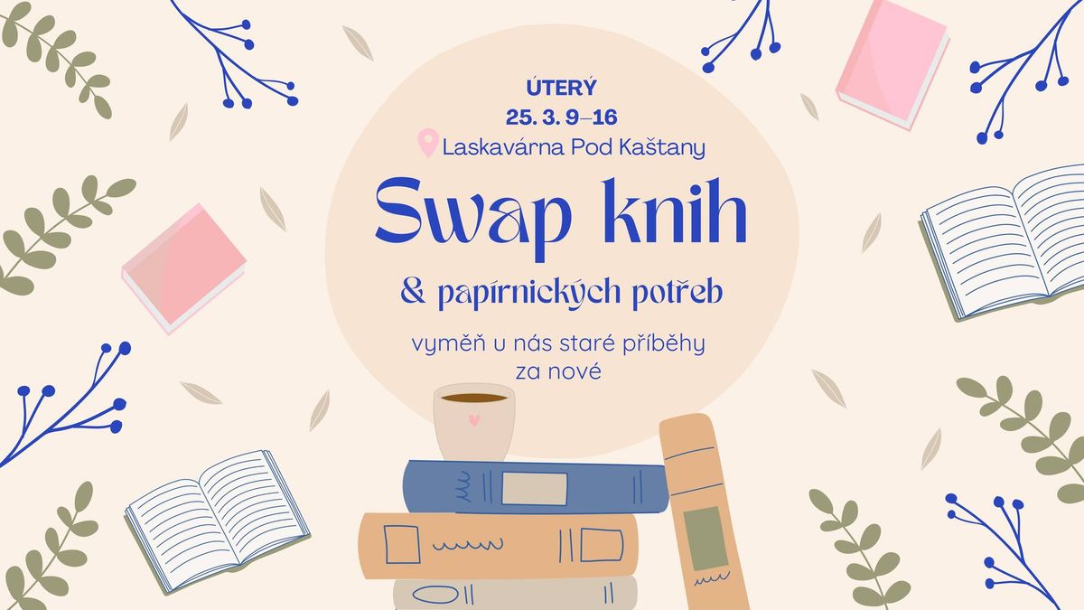 SWAP KNIH A PAP\u00cdRNICK\u00ddCH POT\u0158EB ve Zl\u00edn\u011b