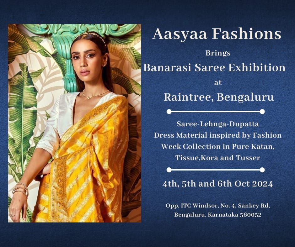 Banarasi Sarees Exhibition@Raintree Gallery Bangalore 