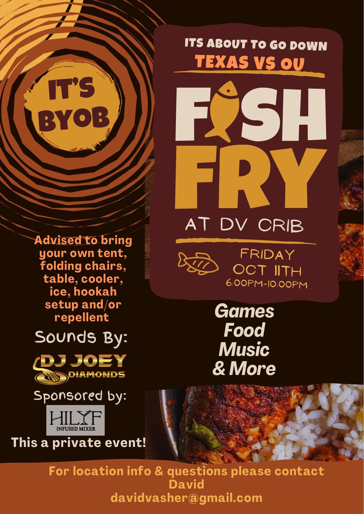 Texas vs OU Fish Fry