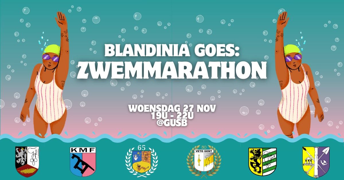 Blandinia goes: Zwemmarathon