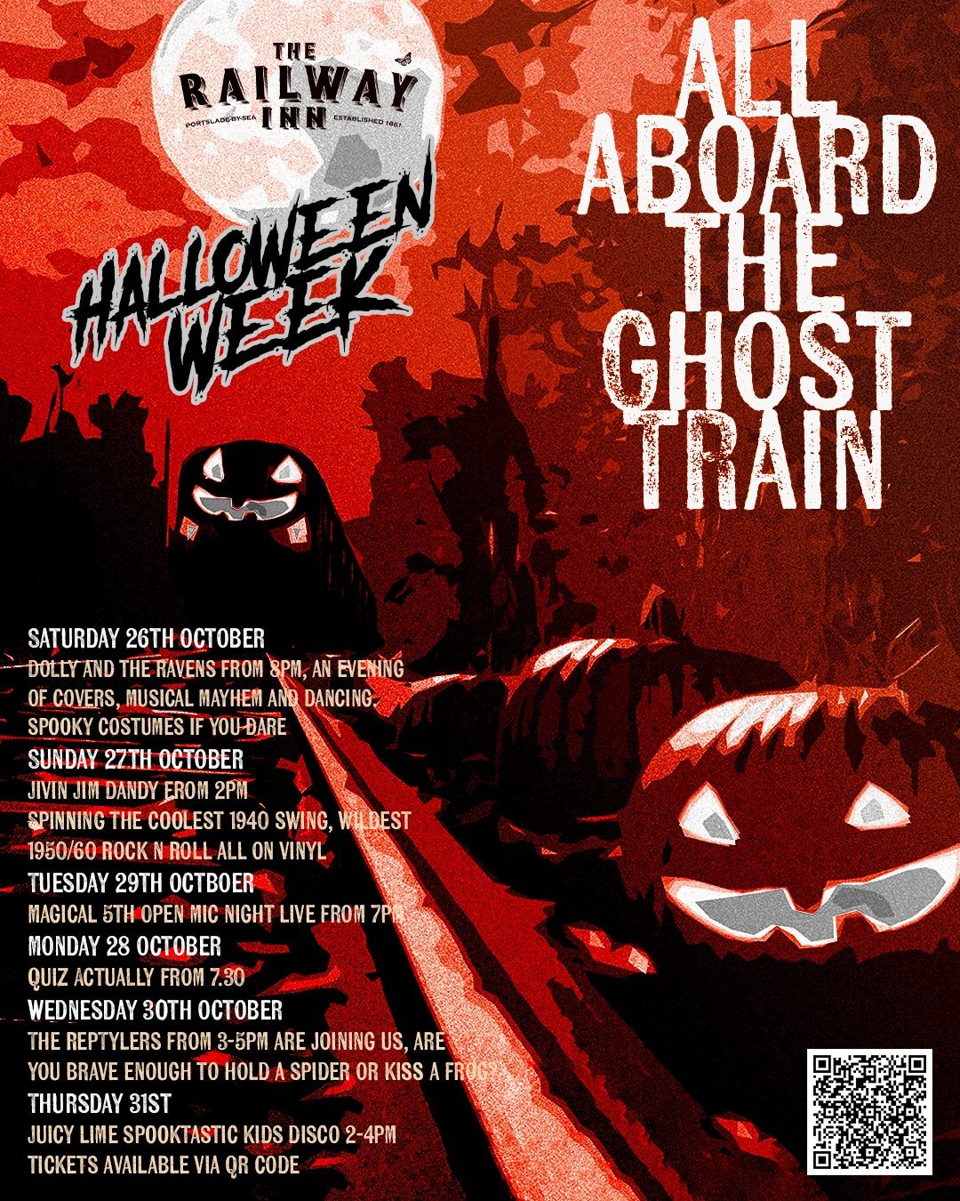 All aboard the Ghost Train - Dolly and the Ravens 