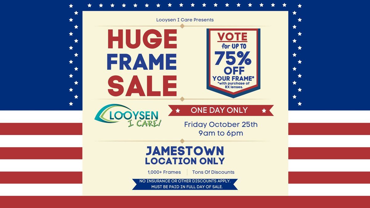 Looysen I Care Huge Frame Sale!