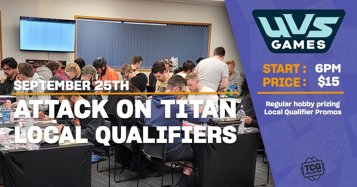 UVS Games | Attack on Titan: Battle for Humanity Local Qualifiers