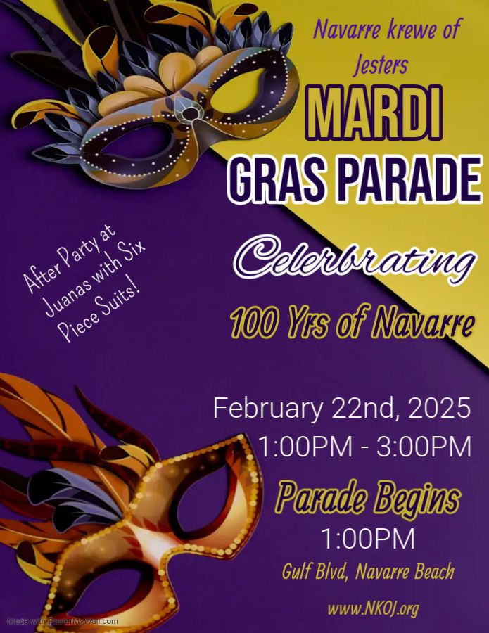 Navarre Krewe of Jesters 39th Annual Mardi Gras Parade