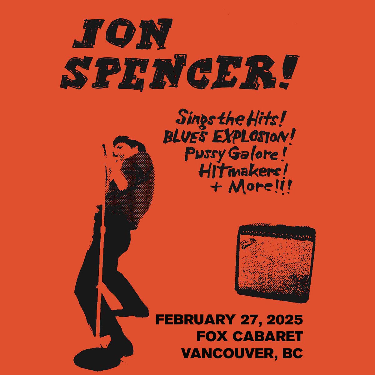 JON SPENCER With Guests - Vancouver