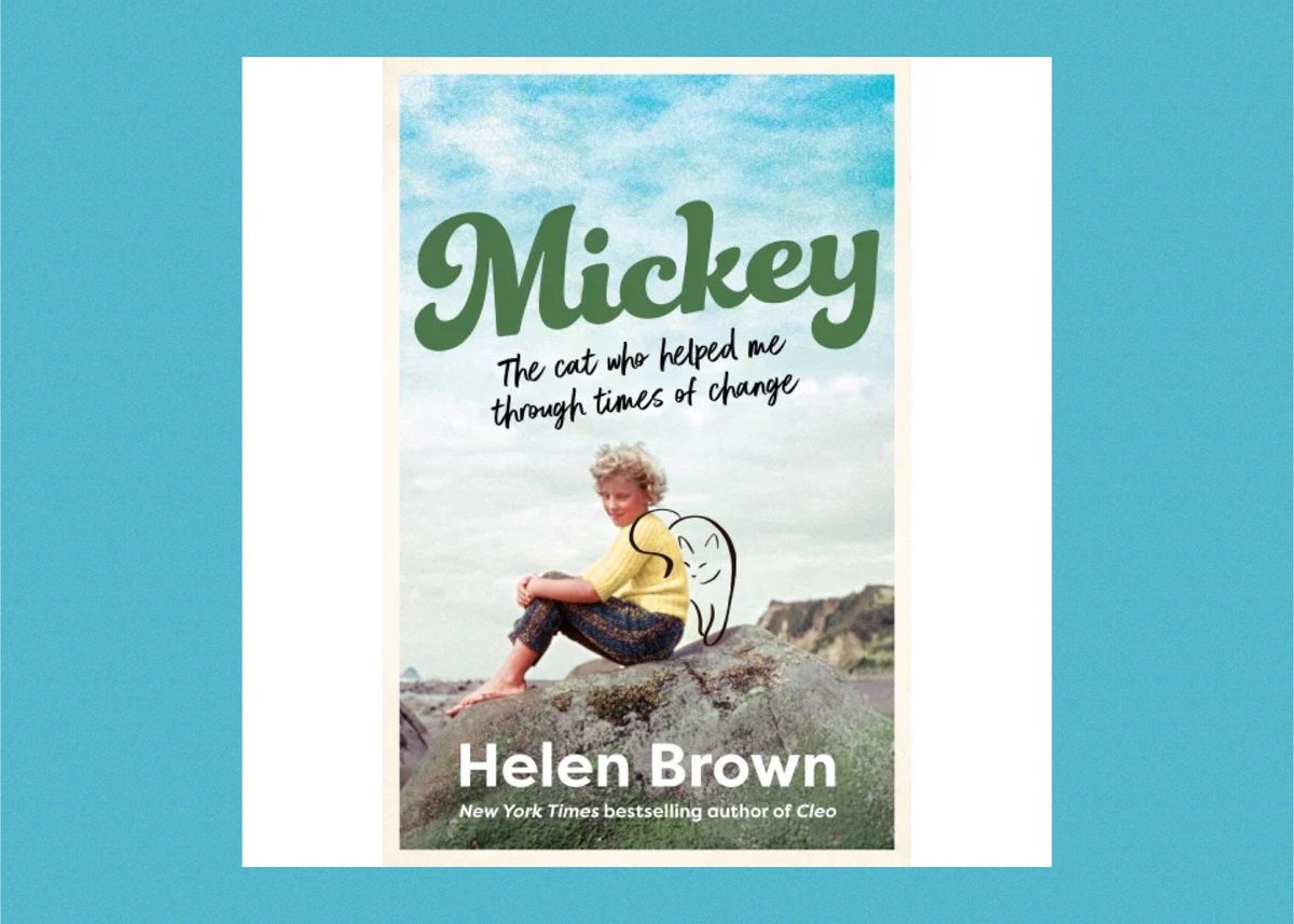 Helen Brown with her latest novel Mickey 