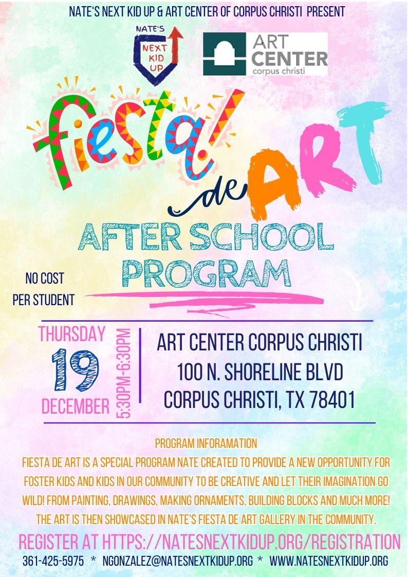 Nate's Next Kid Up Fiesta De Arts! Dec 19