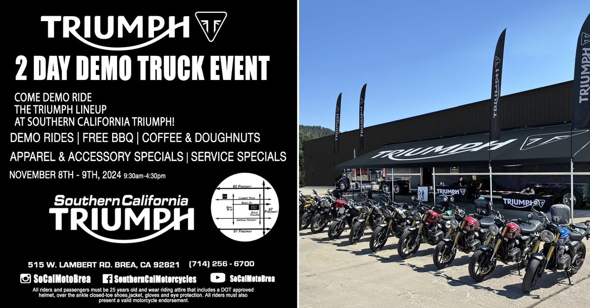 Triumph 2 Day Demo Truck Event