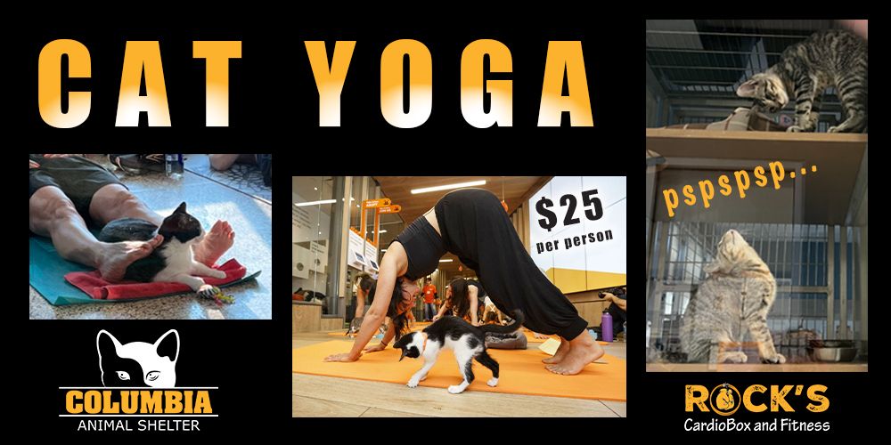 CAT YOGA!!!! - Columbia Animal Shelter