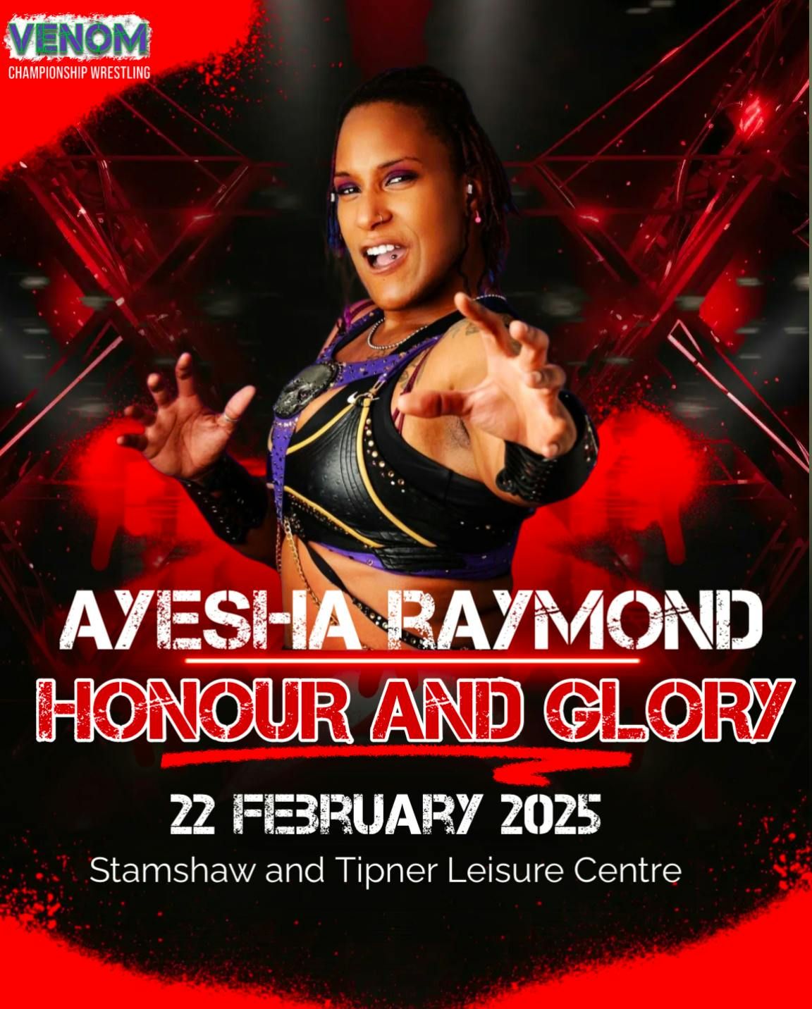 Wrestling training session with international star Ayesha Raymond