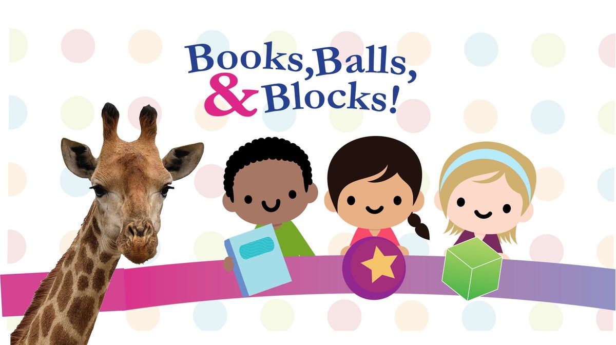 Books, Balls & Blocks at Brevard Zoo!