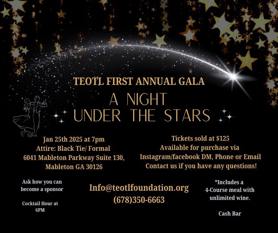 Teotl First Annual Gala \u201cA Night Under the Stars\u201d 