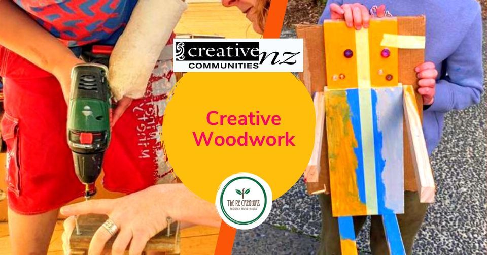 Creative Woodwork, Glen Eden Library, Tuesday, 4 July, 2 pm -4 pm