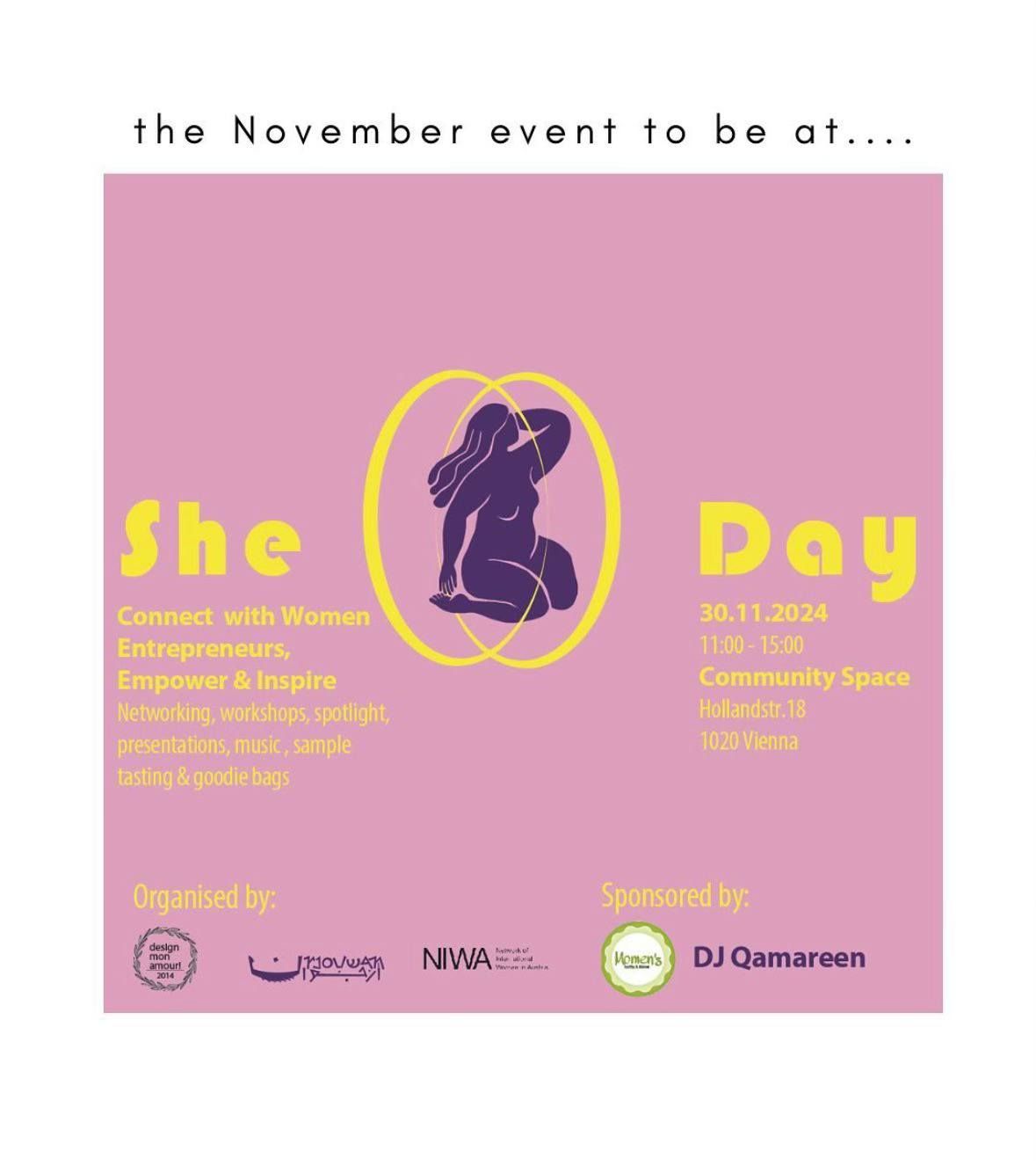 SHE DAY: Connect with Women Entrepreneurs, Empower & Inspire