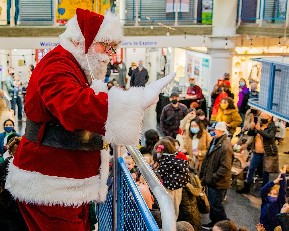 Visit with Santa - Torpedo Factory Art Center's 2025 Holiday Festival